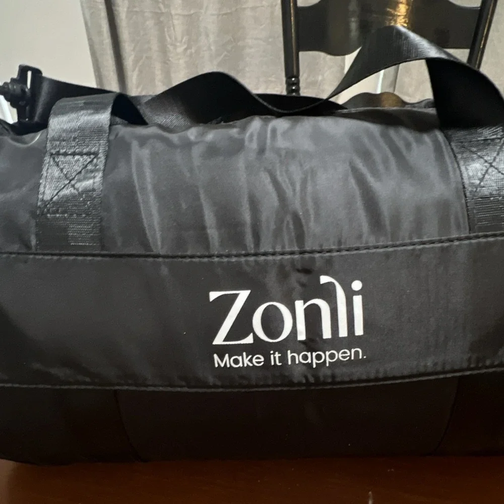 Zonli Black Solid Travel Duffle Bag with Blanket and Charger, Duffle Bags Type